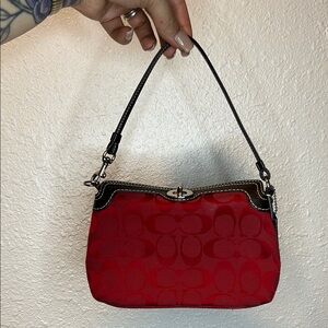 Coach Mini Red Women's Y2k Handbag <3 Soho style mini rare